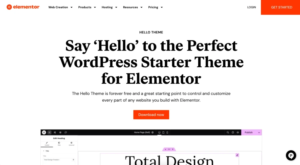 Hello Elementor Themes [web bricks]